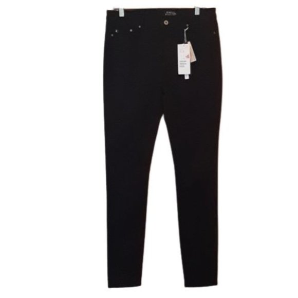 H&M Jeans Women's Size 20 Shaping Modelant Skinny Coupe Black Denim NWT - Picture 1 of 10